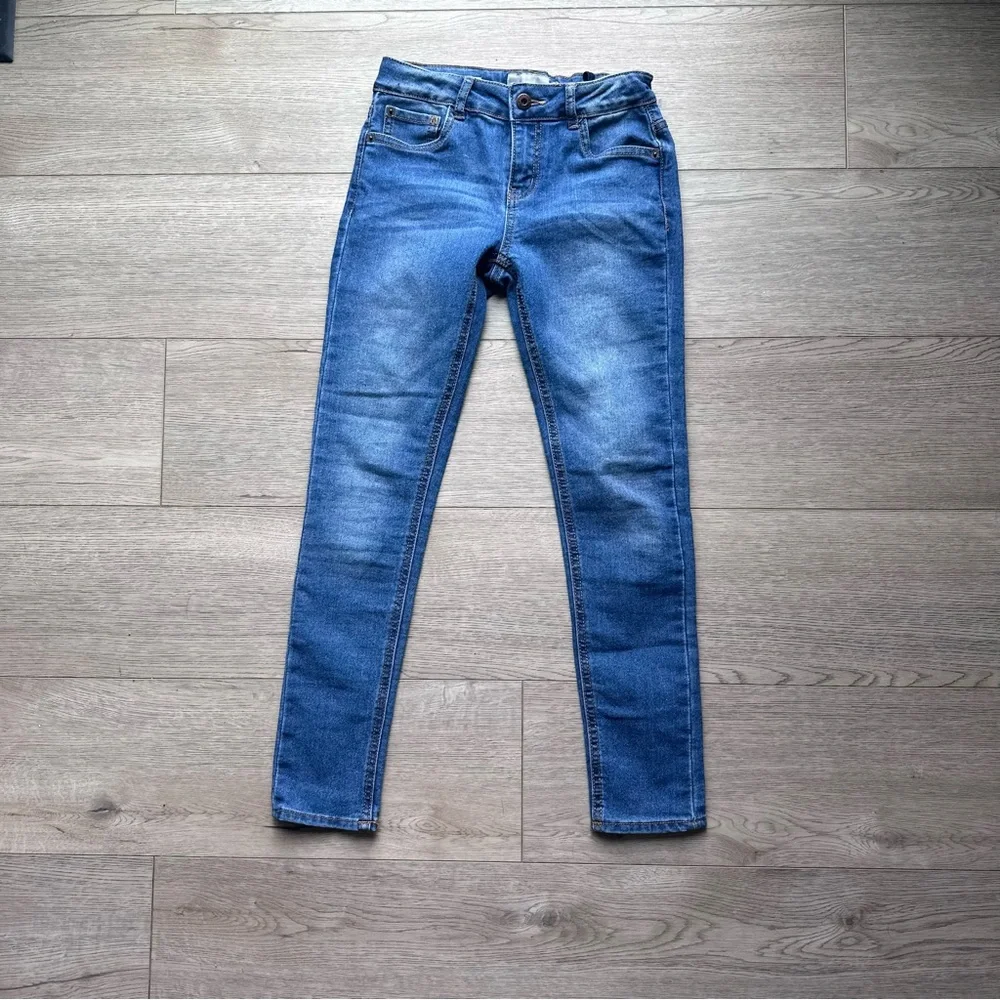 Lucky Brand Girls Zoe Skinny Jeans Size 12 Blue Stretch Denim